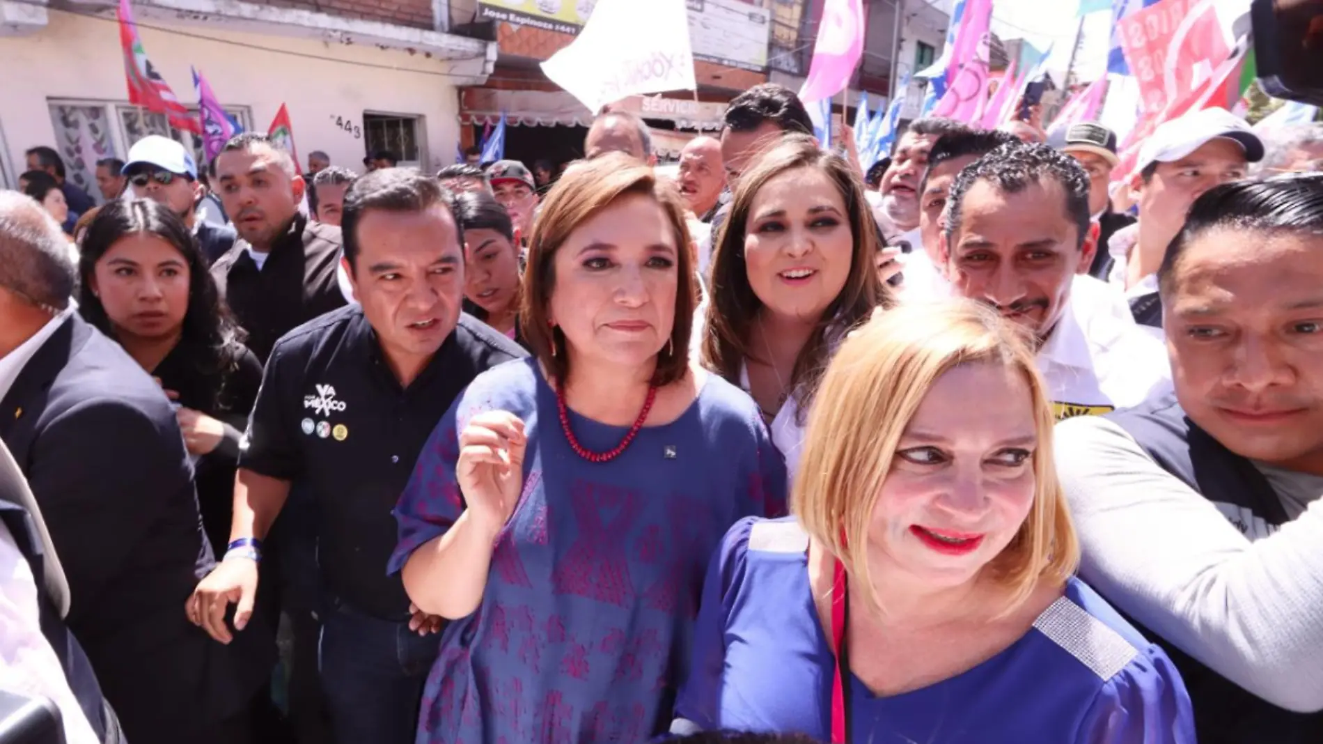 Xóchitl Gálvez visita Escuadrón 201 en Iztapalapa (2)